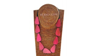 Wooden Necklace Triangle Made In Bali